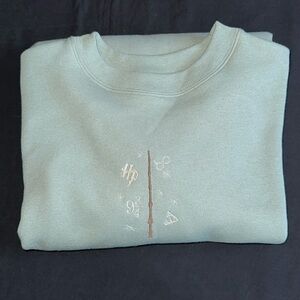 Embroidered Harry Potter Crew Neck